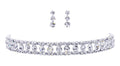 #12381 - Stretch Diamond Shape Necklace and Earring Set