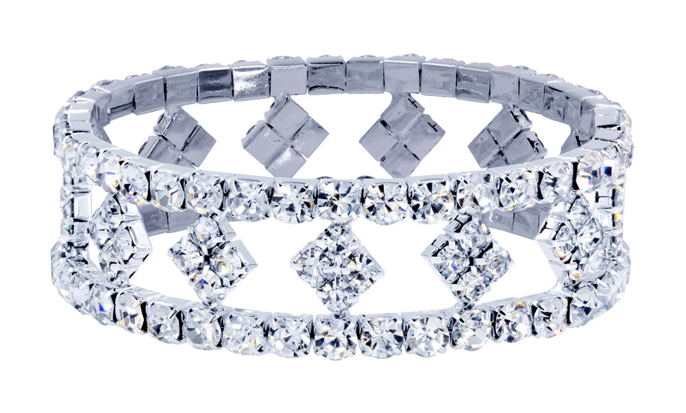 #13622 - Stretch Diamond Shape Bracelet