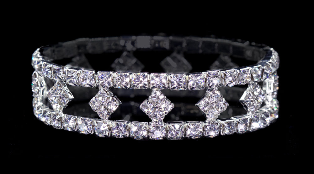#13622 - Stretch Diamond Shape Bracelet