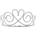 #13652 - Tear Drop Heart Tiara