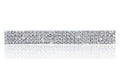 4 Row Rhinestone Barrette - #13939 - Extra Large