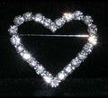 #14186 - Single Row Heart Pin