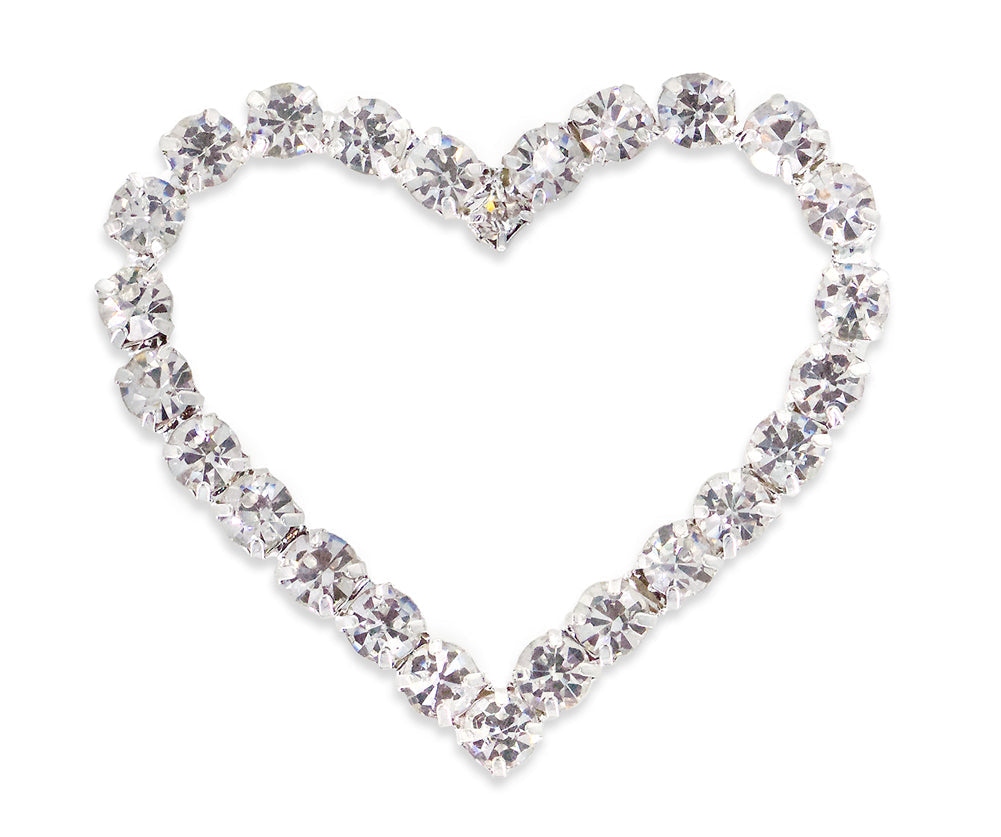 #14186 - Single Row Heart Pin