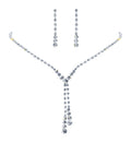 #14286 - Fine Double Clack Drop Neck and Ear Set