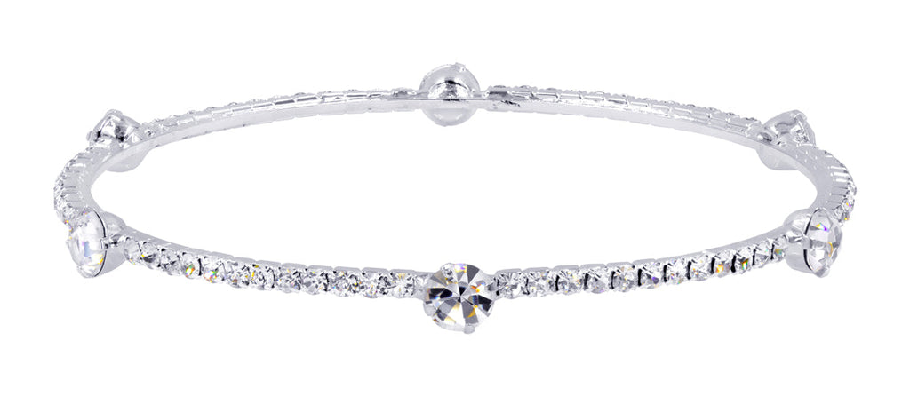 #15093 - Studded Rhinestone Bangle