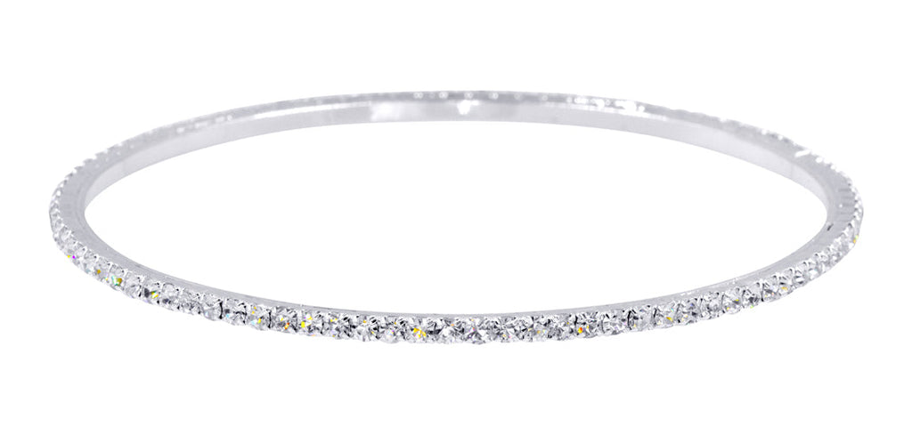 #15094 - Single Thin Rhinestone Bangle