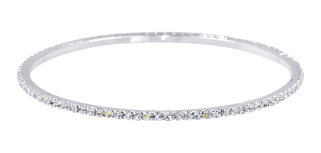 #15094 - Single Thin Rhinestone Bangle