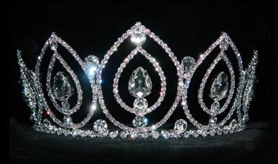 #16040 - Glacier Queen Tiara with Combs