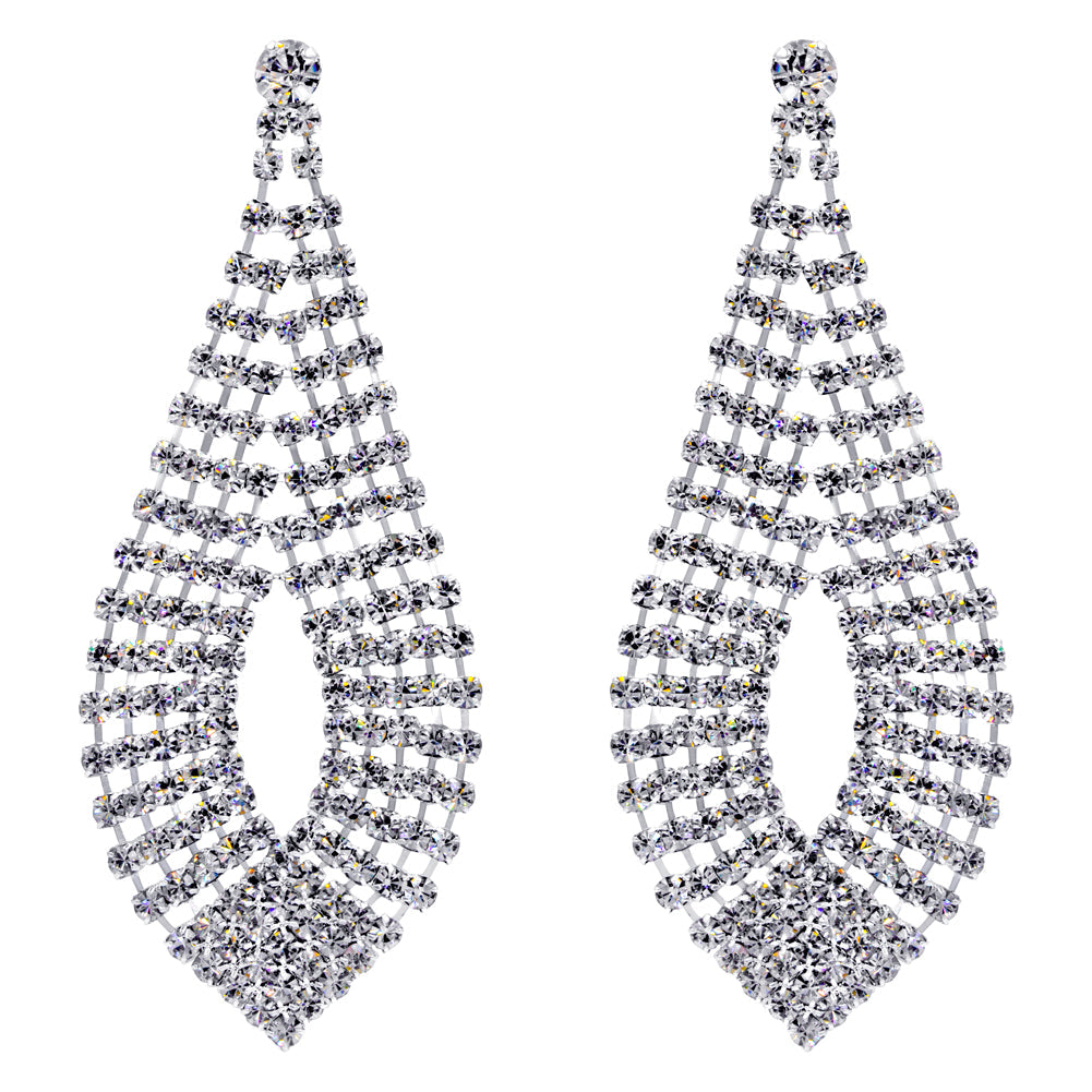 #16103 - 5 Row Teardrop Earring