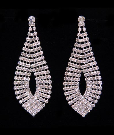 #16103 - 5 Row Teardrop Earring
