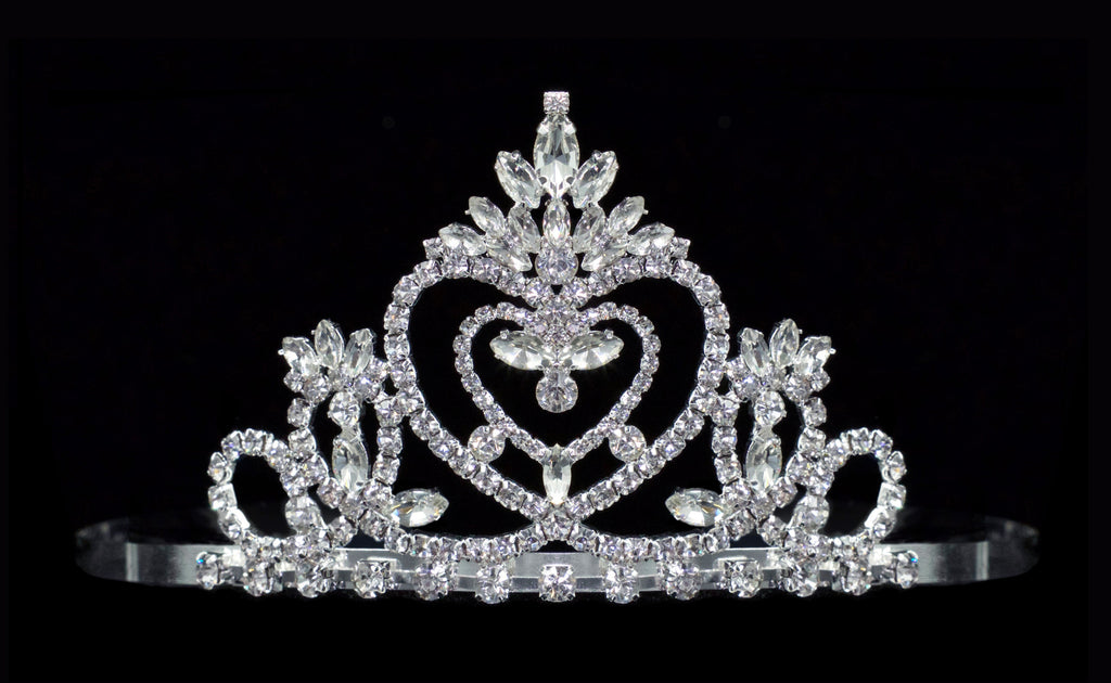 #16491 - Pageant Praise Tiara with Combs - 2.5" Tall