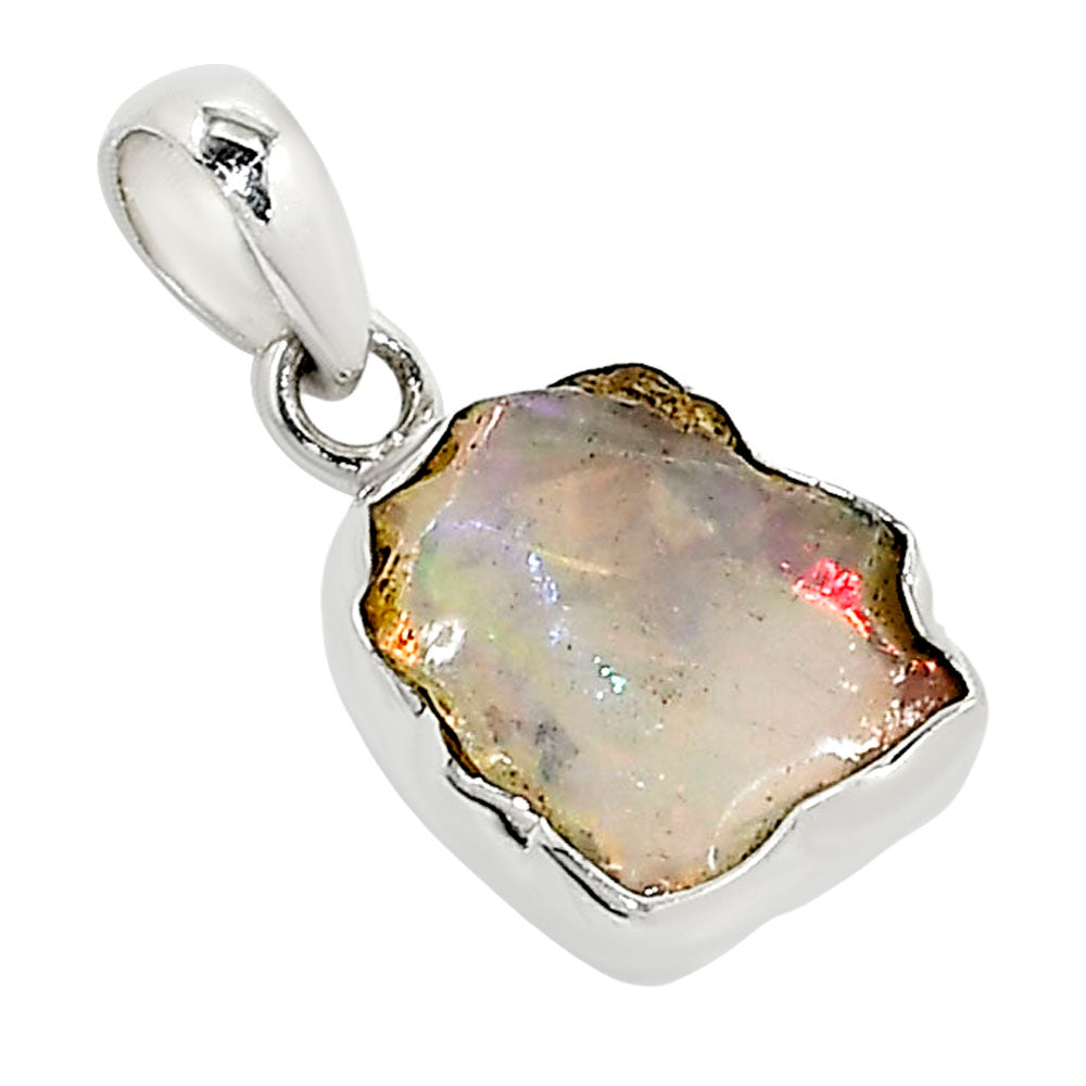 Ethiopian Opal Rough Pendant P-1001 25-EP11191