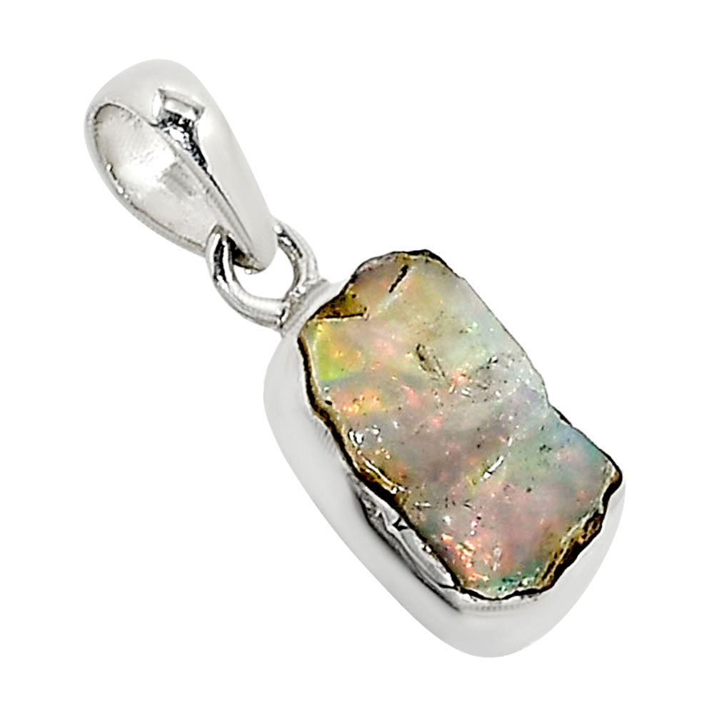 Ethiopian Opal Rough Pendant P-1001 25-EP11216