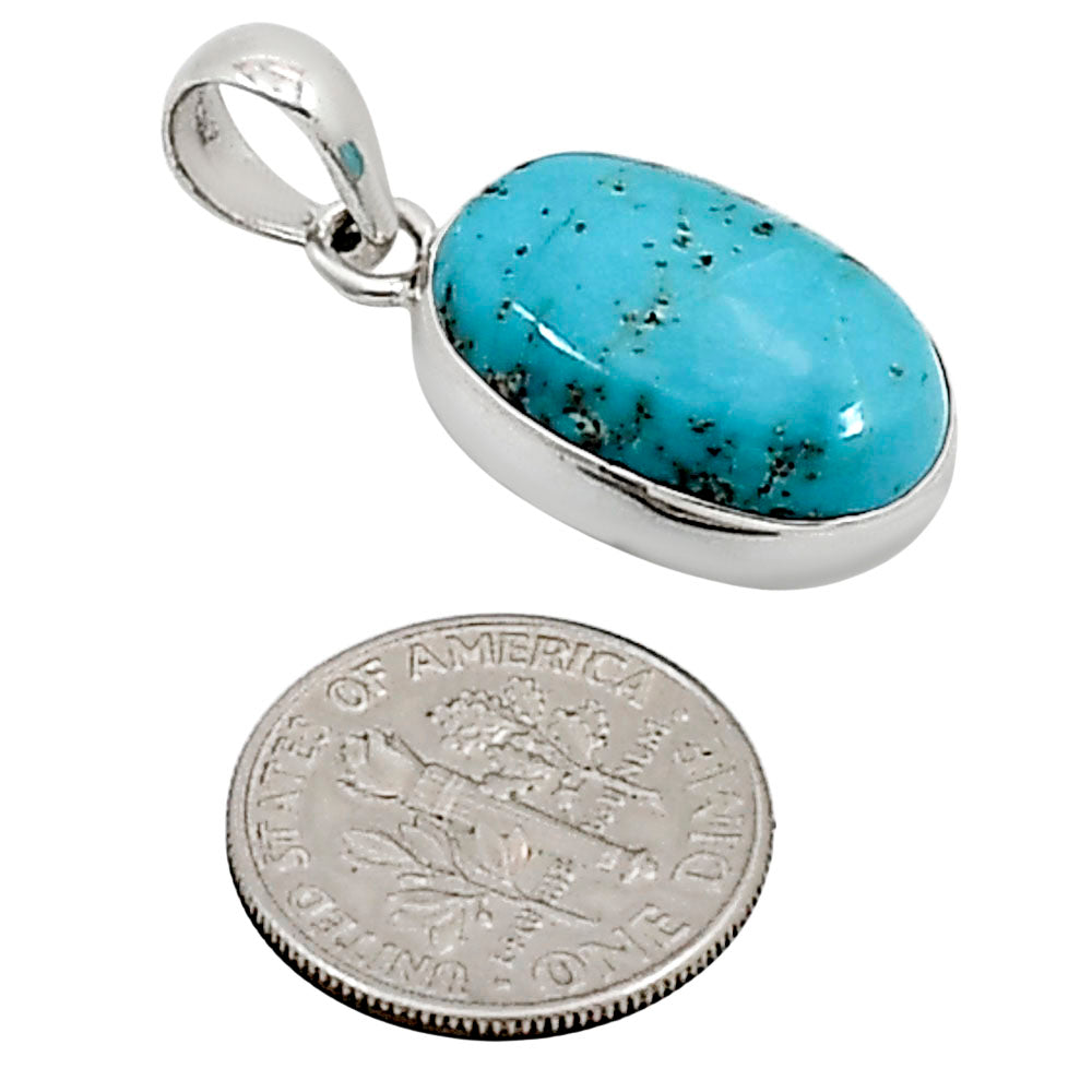 Natural Rare Turquoise Nevada Aztec Mt Pendant P-1001 27-EP11105