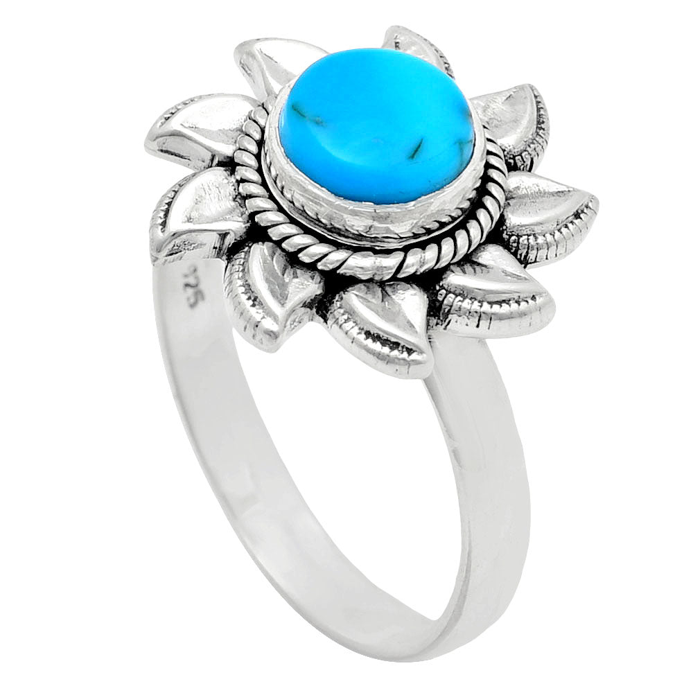 Premium Quality Sun - Sleeping Beauty Turquoise Ring size-9 R-1617 27-ER11081