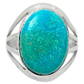Premium Natural Turquoise Nevada Aztec Mt Ring size-8 R-1219 27-ER11235