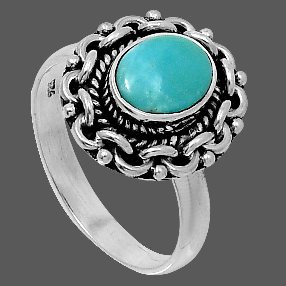 Premium Sleeping Beauty Turquoise Ring size-9 R-1667 27-ER11264