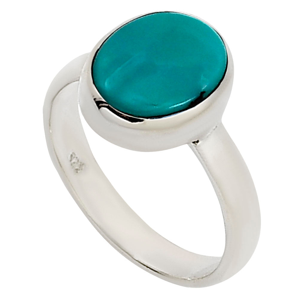 Natural Rare Turquoise Nevada Aztec Mt Ring size-6 R-1004 27-ER15660