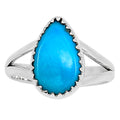 Natural Rare Turquoise Nevada Aztec Mt Ring size-6 R-1227 27-ER16046