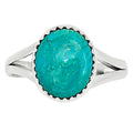 Natural Rare Turquoise Nevada Aztec Mt Ring size-9 R-1227 27-ER16120