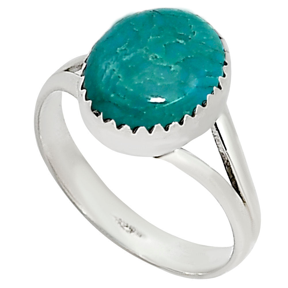 Natural Rare Turquoise Nevada Aztec Mt Ring size-9 R-1227 27-ER16120
