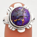 Premium Quality Copper Purple Turquoise - Arizona Ring size-9 R-1342 31-ER12016