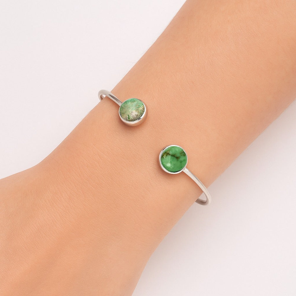 Premium Quality Utah Variscite Cuff Bangle Bracelet B-1004 40-EB10419