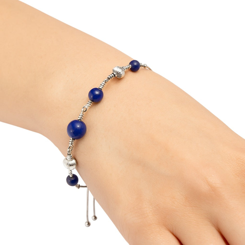 Premium Lapis Lazuli - Afghanistan Bracelet B-1024 42-EB10502
