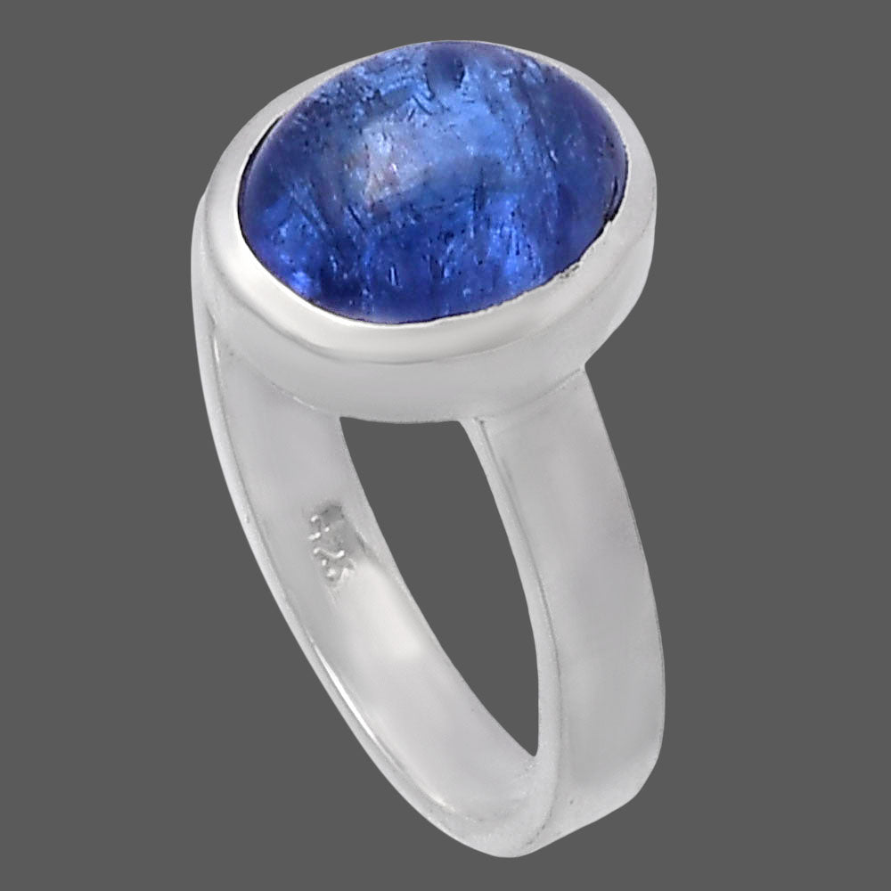 Natural Tanzanite Cab Ring size-7 R-1004 44-ER13829