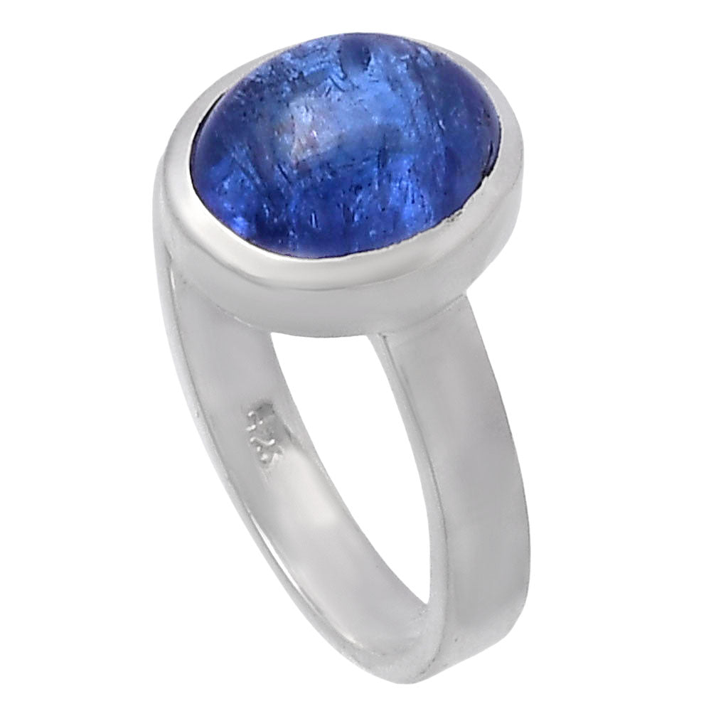 Natural Tanzanite Cab Ring size-7 R-1004 44-ER13829