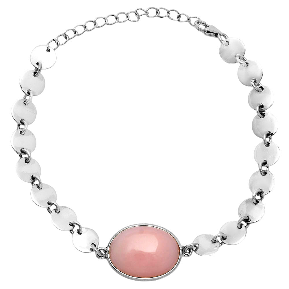 Premium Quality Natural Pink Opal - Australia Bracelet B-1044 48-EB10524
