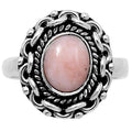 Premium Quality Natural Pink Opal Ring size-7 R-1667 48-ER14015