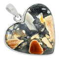 Premium Quality Heart Tabu Jasper Pendant P-1043 56-EP10614