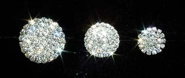 Medium Pave Button #5793MD - 13/16"