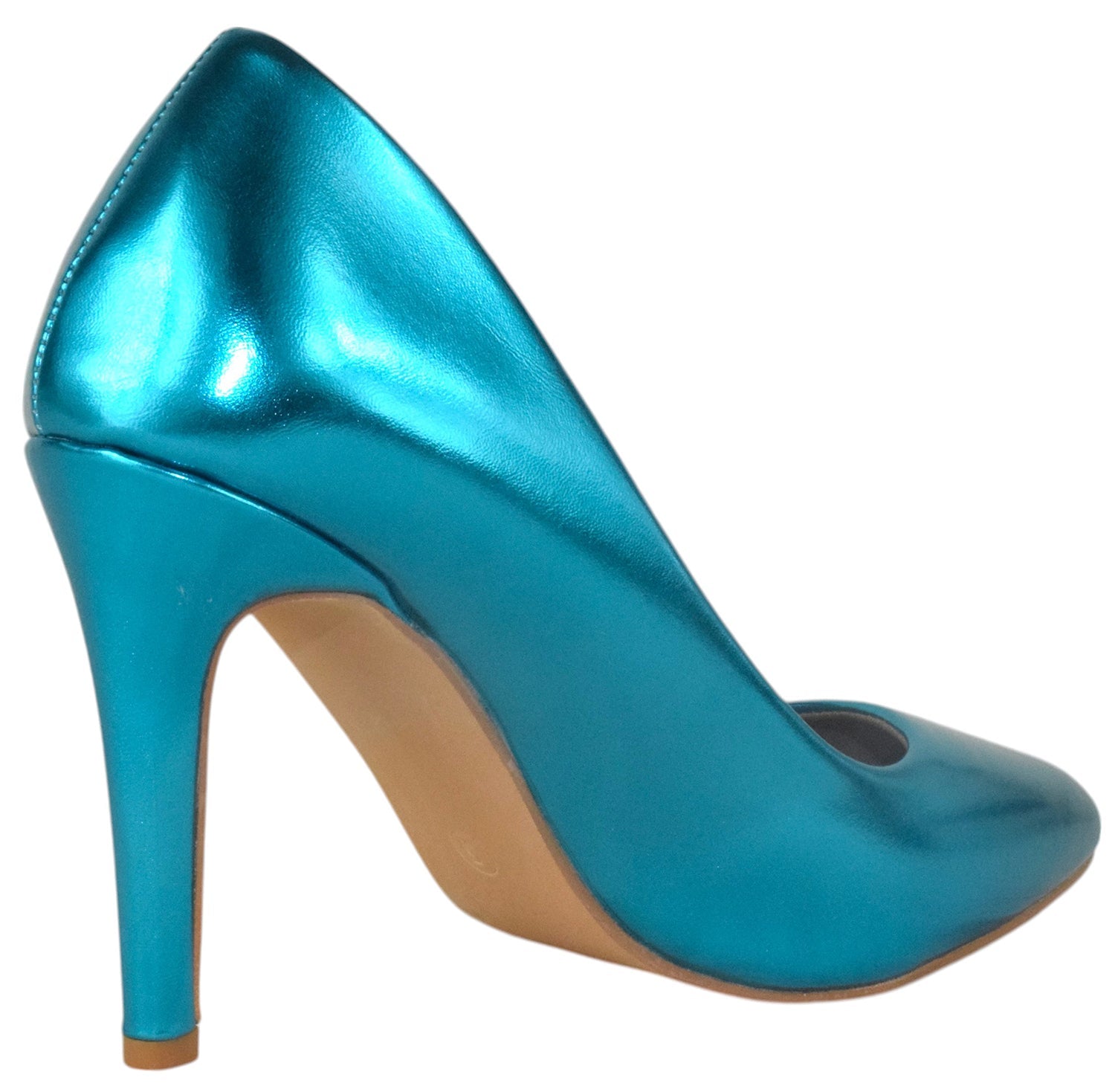 MONROE-1 Turquoise Patent TOP MODA
