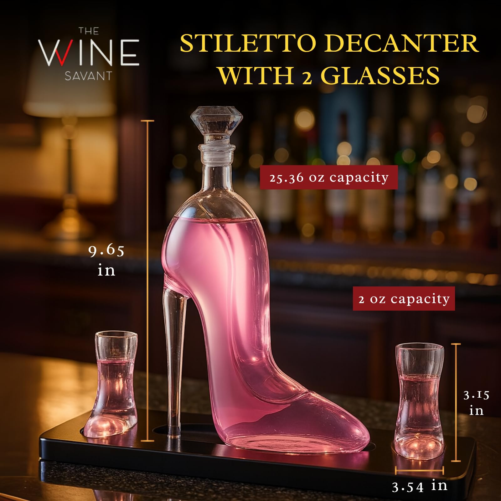Heel Stiletto High Heels Whiskey and Wine Decanter