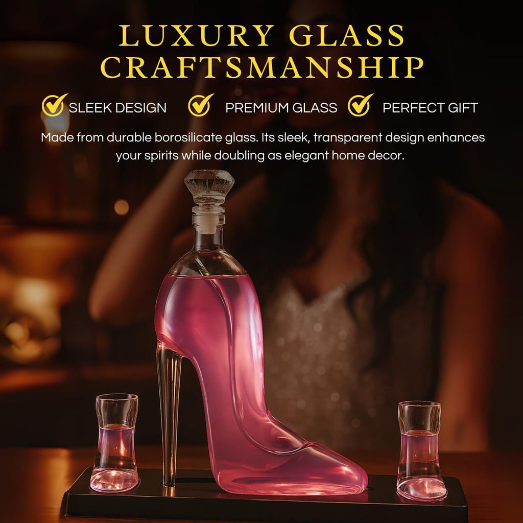 Heel Stiletto High Heels Whiskey and Wine Decanter