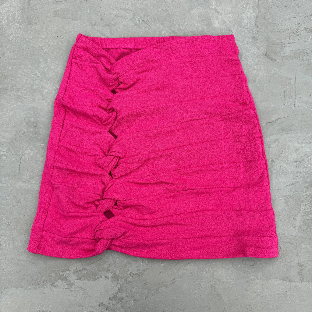 Seashore Textured Pink Riot Hooked On You Skirt