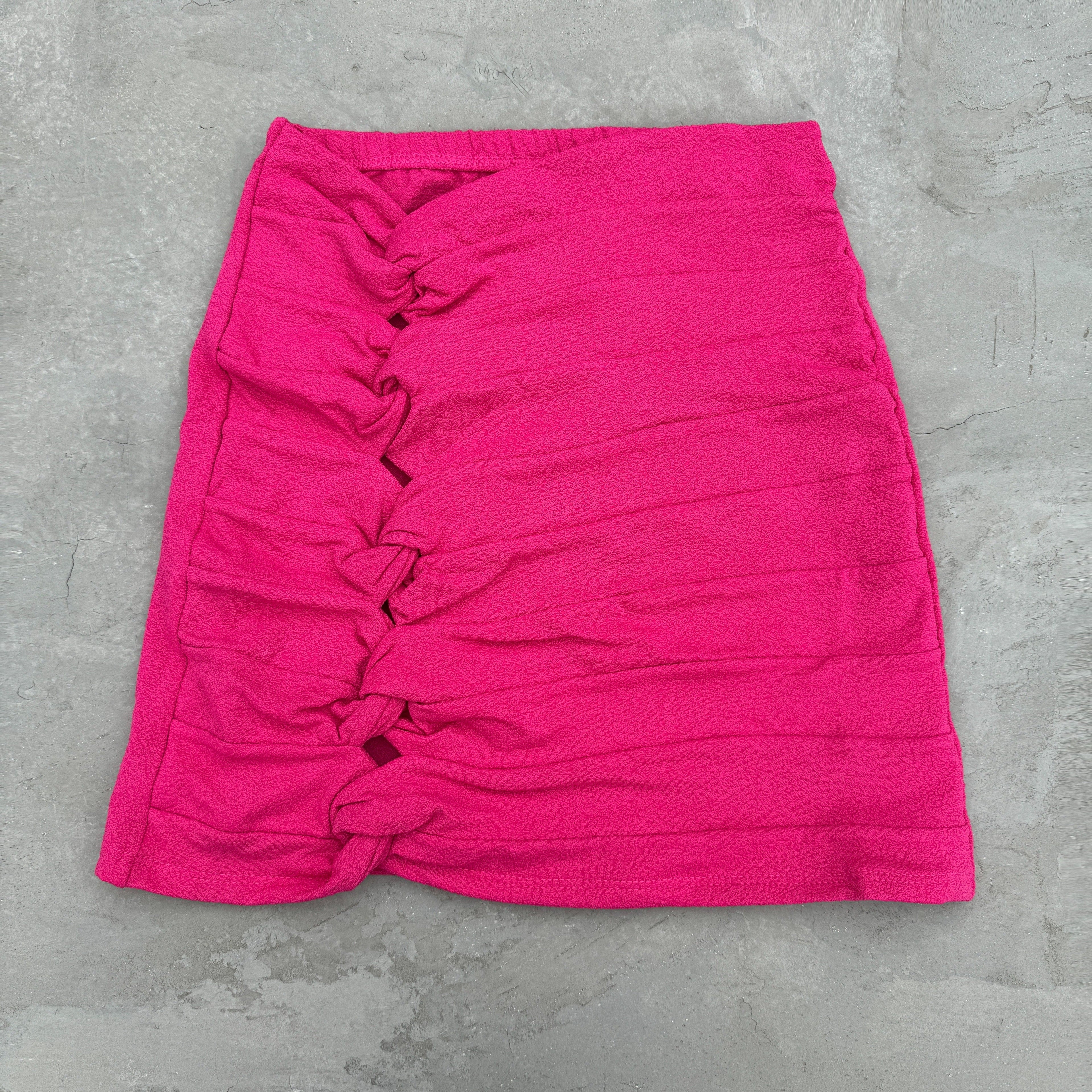 Seashore Textured Pink Riot Hooked On You Skirt