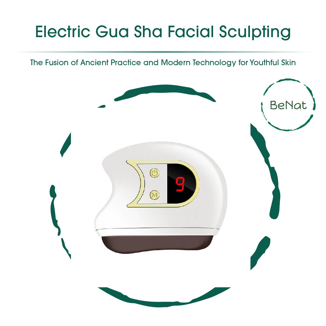 Lift, Sculpt & Glow Toolkit -Set of 3 LED Therapy, Electric Gua Sha & Microcurrent Toning Device for Radiant Skin