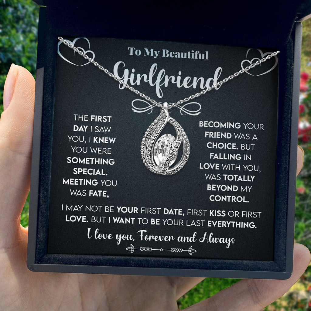 TRYNDI™ To My Beautiful Girlfriend Birdcage Necklace With Authentic Swarovski Crystals
