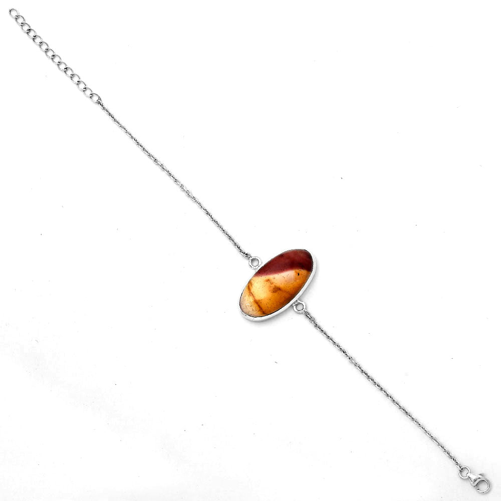 Natural Red Mookaite Bracelet B-1023 SDB2946