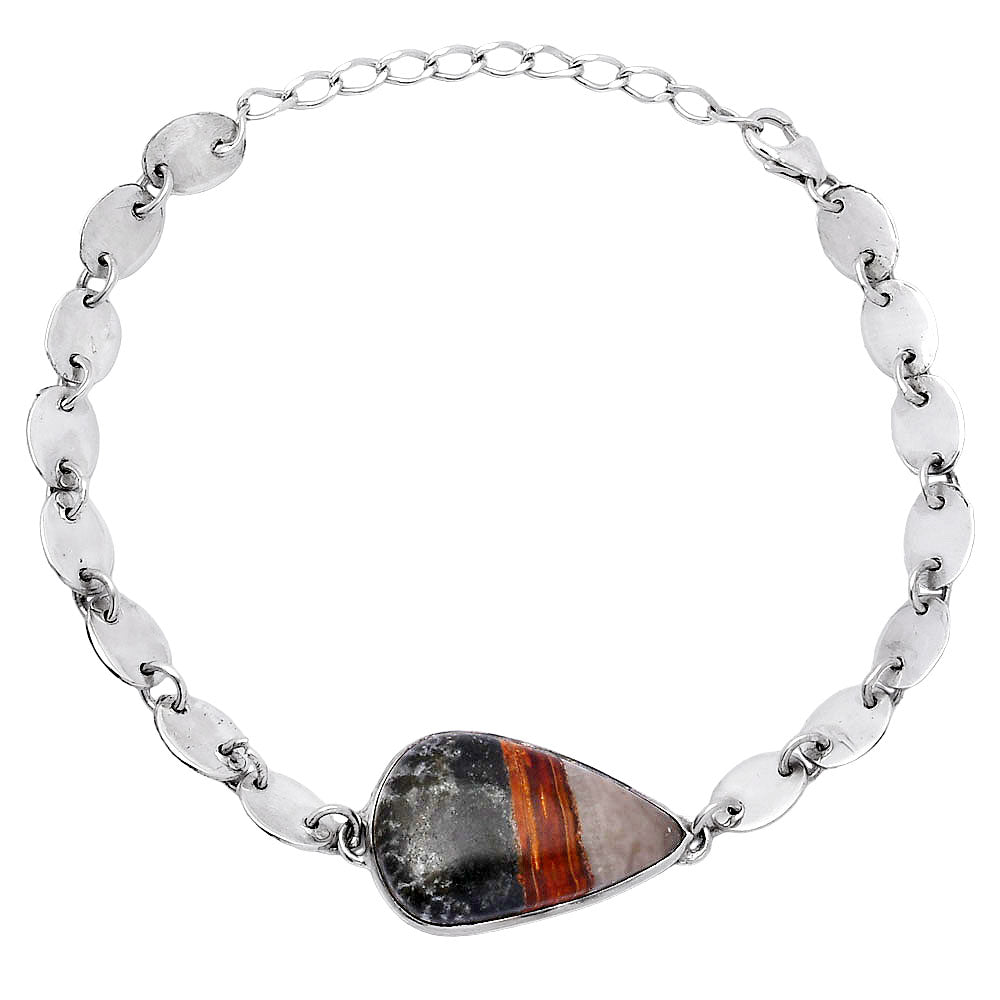 Natural Polygram Jasper Bracelet B-1044 SDB4811