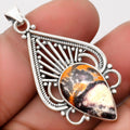 Natural Indian Blanket Jasper Pendant P-1541 SDP107417