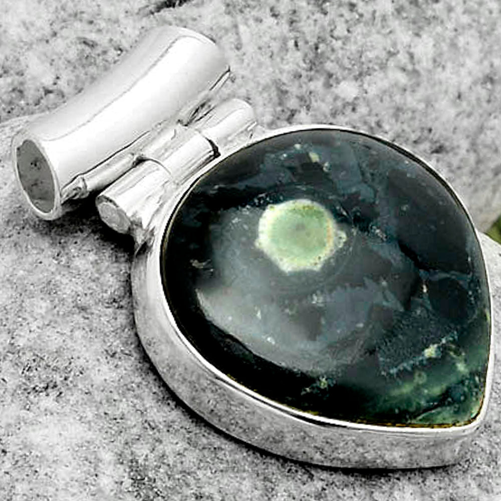 Natural Star Galaxy Jasper Pendant P-1621 SDP117156