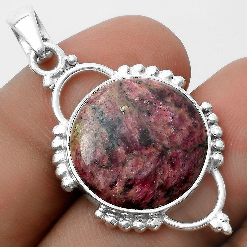 Natural Russian Eudialyte Pendant P-1639 SDP121378