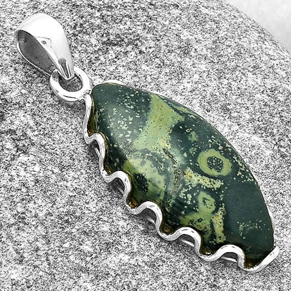Natural Star Galaxy Jasper Pendant P-1624 SDP127540