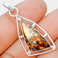 Natural Coquina Fossil Jasper - India Pendant P-1297 SDP129125
