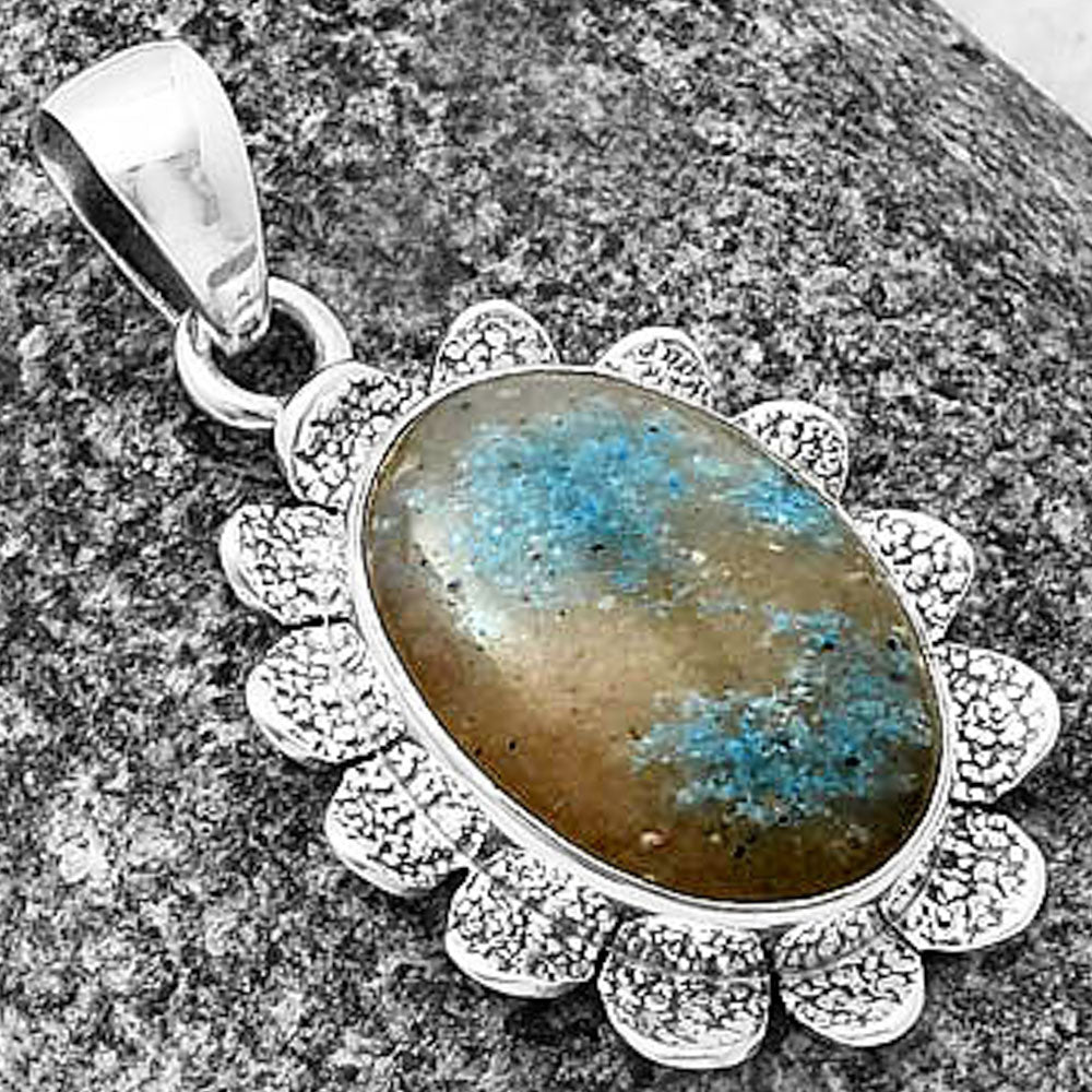 Natural Cavansite - India Pendant P-1205 SDP140364