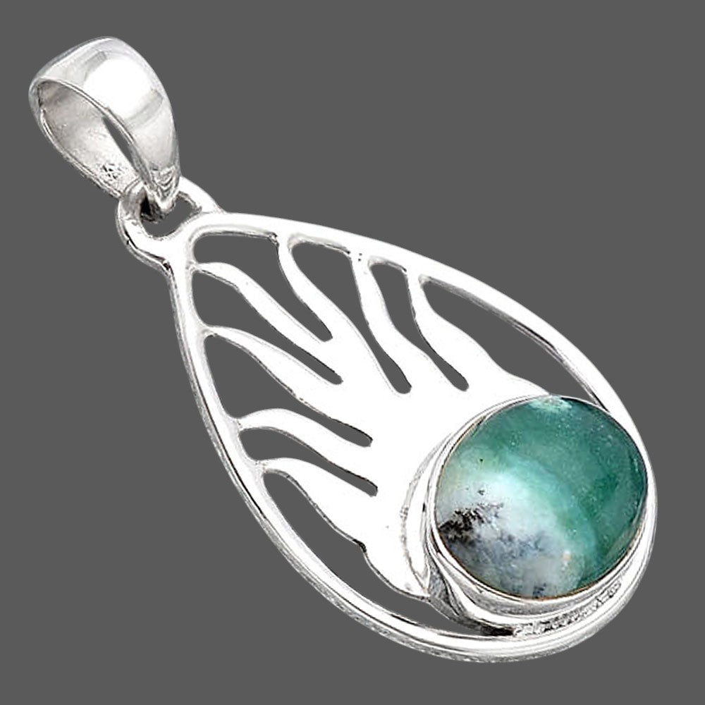 Fire Flame - Dendritic Chrysoprase - Africa Pendant P-1209 SDP154480